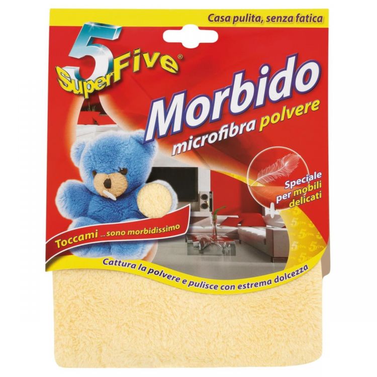 SUPERFIVE MORBIDO MICROFIBRA POLVERE