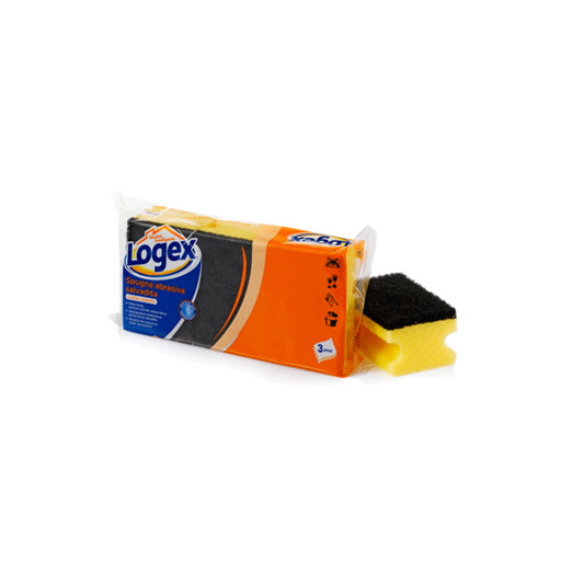 LOGEX SPUGNA ABRASIVA SALVADITA X3