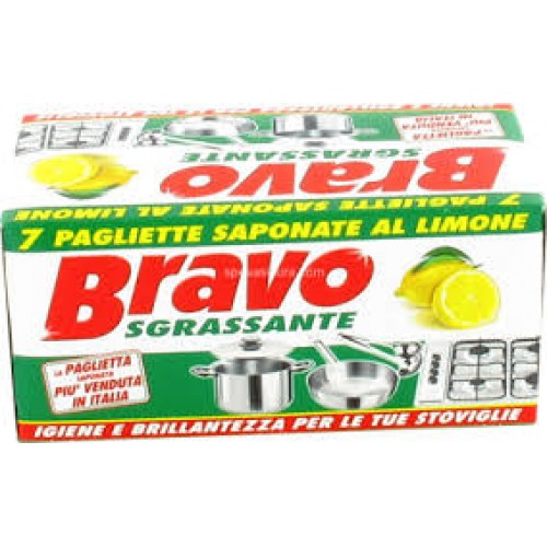 BRAVO SGRASSANTE 7 PAGLIETTE SAPONATE AL LIMONE