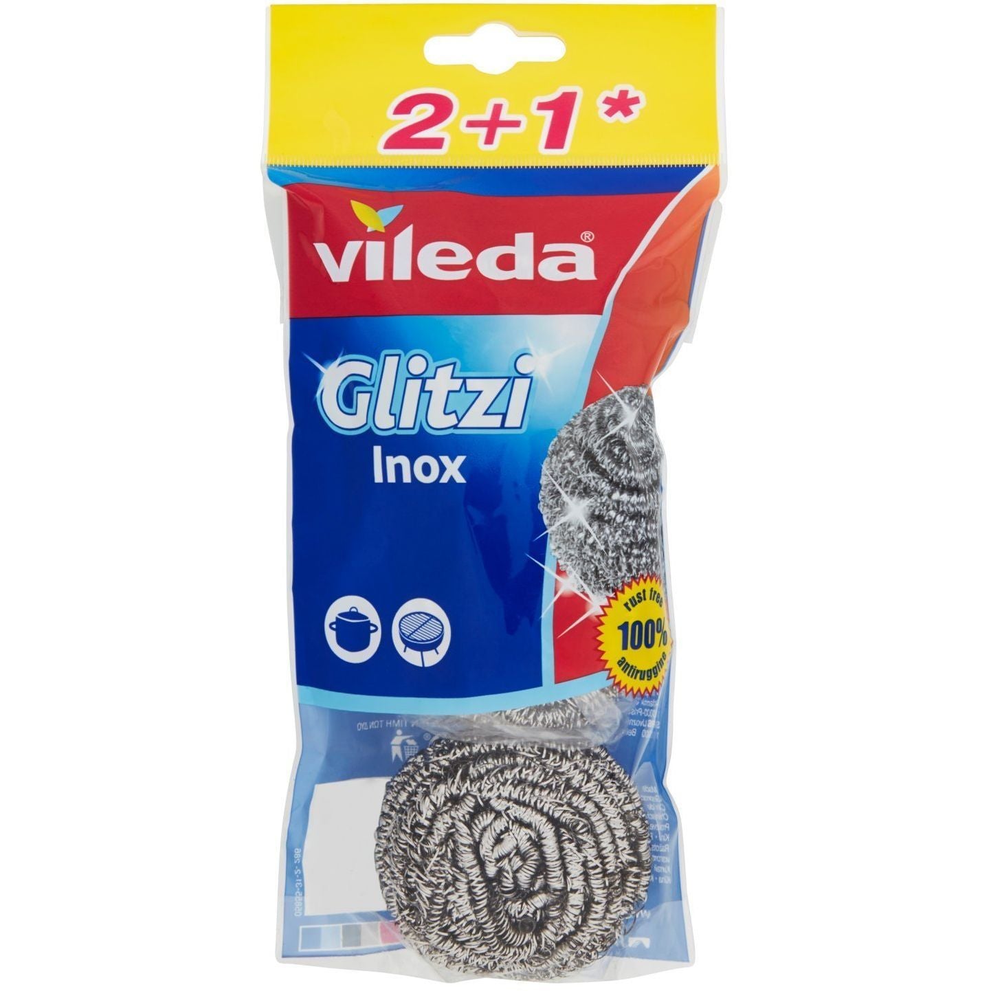 VILEDA GLITZI INOX 2+1