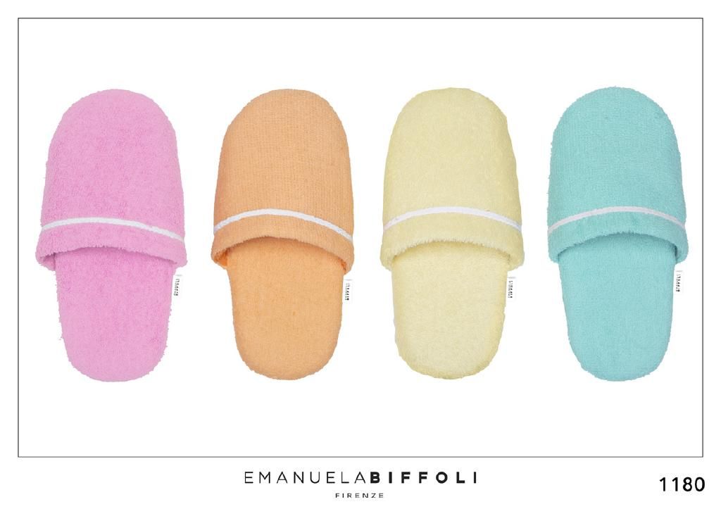 BIFFOLI CIABATTA SPUGNA DONNA COLORI ASSORTITI