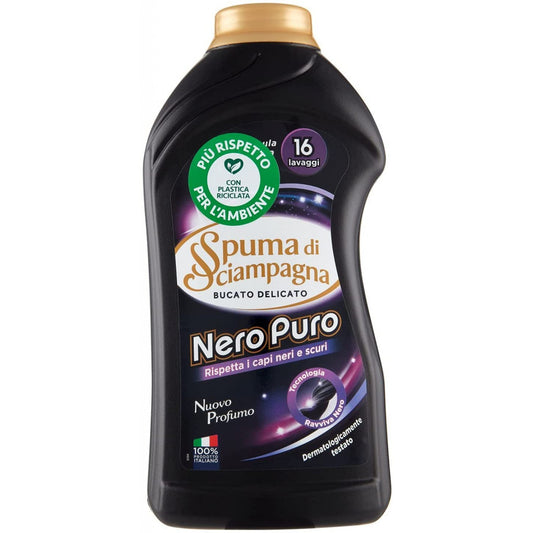 SPUMA DI SCIAMPAGNA BUCATO 800ML 16LAV. NERO PURO