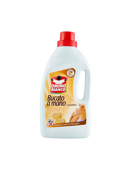OMINO BIANCO BUCATO A MANO E LAVATRICE LIQUIDO 1L 16LAV. MARSIGLIA
