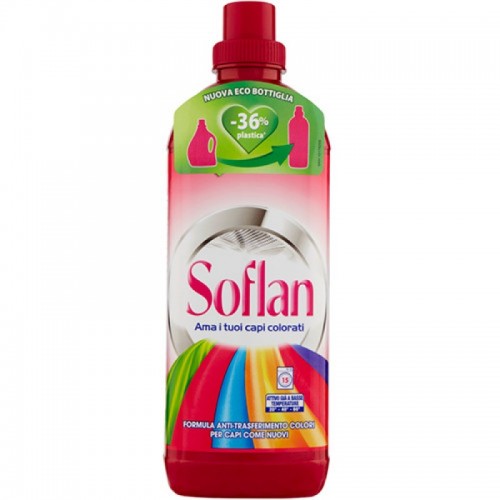 SOFLAN LANA,DELICATI & SINTETICI LIQUIDO 900ML 15LAV. COLORATI