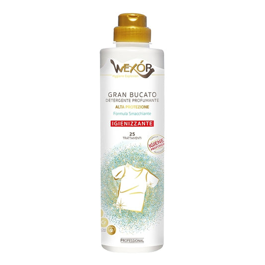 WEXOR GRAN BUCATO DETERGENTE PROFUMANTE IGIENIZZANTE 25 TRATTAMENTI 750ML