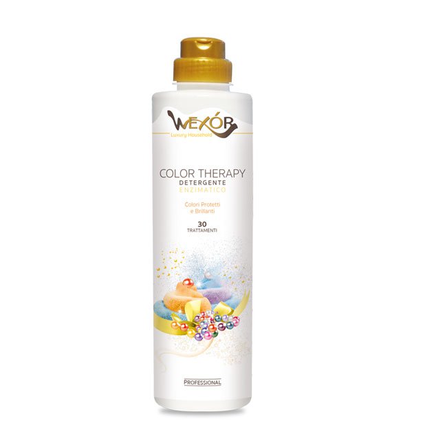 WEXOR COLOR THERAPY DETERGENTE ENZIMATICO COLORI PROTETTI E BRILLANTI 750ML 30 TRATTAMENTI