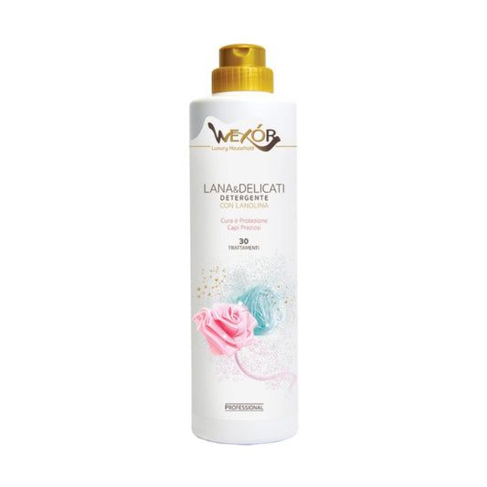 WEXOR LANA&DELICATI DETERGENTE CON LANOLINA CURA E PROTEZIONE CAPI PREZIOSI 750ML 30 TRATTAMENTI