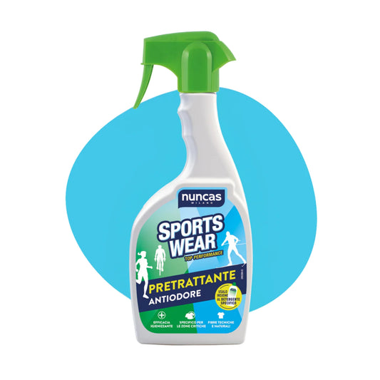 NUNCAS SPORTS WEAR TOP PERFORMANCE PRETATTANTE ANTIODORE SPRAY 500ML