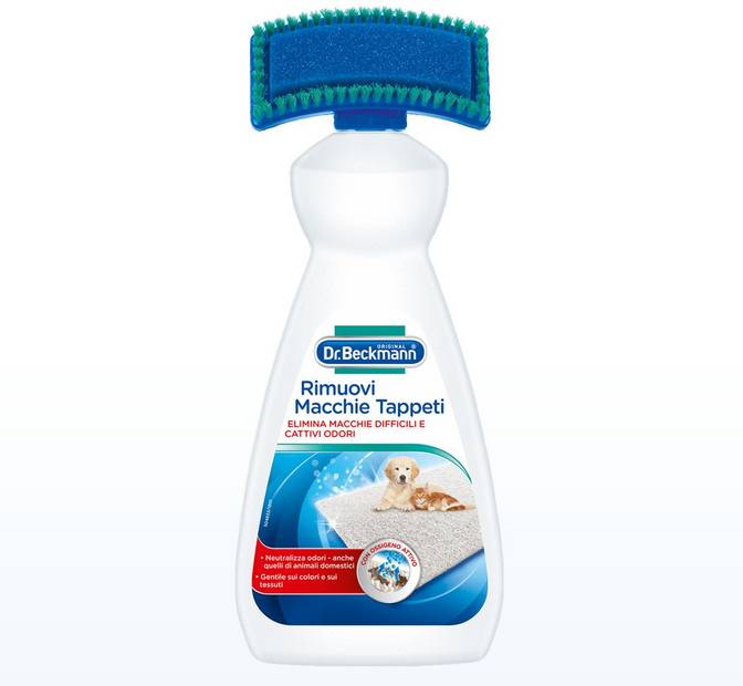 DR. BECKMANN RIMUOVI MACCHIE TAPPETI 650ML CON SPAZZOLA SOFT BRUSH