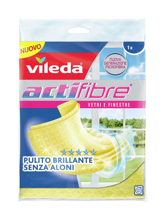 VILEDA ACTIFIBRE VETRI E FINESTRE PANNO MICROFIBRA X1