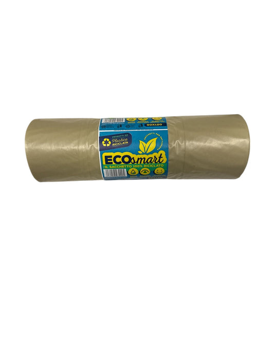 ECOSMART SACCHI 90X120 700GR AMBRA 100% RICICLATO
