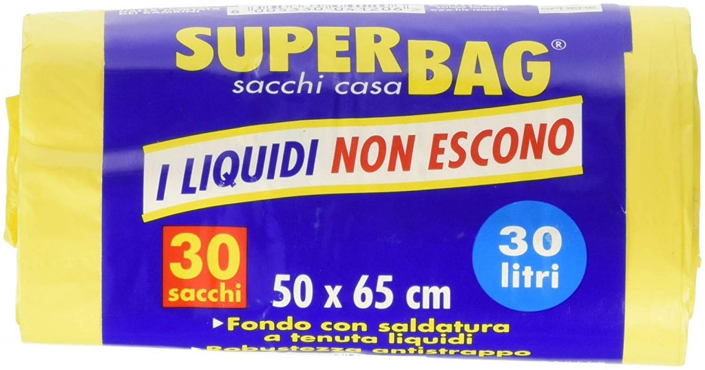 SUPERBAG 30 SACCHI 30LT GIALLO