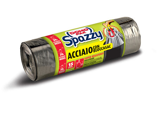 DOMOPAK SPAZZY ACCIAIO 52X60 30LT X15