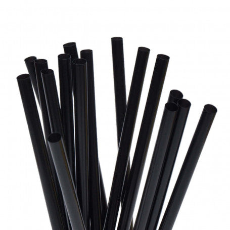 CANNUCCE DI CARTA BIO 21CM 200PZ NERO