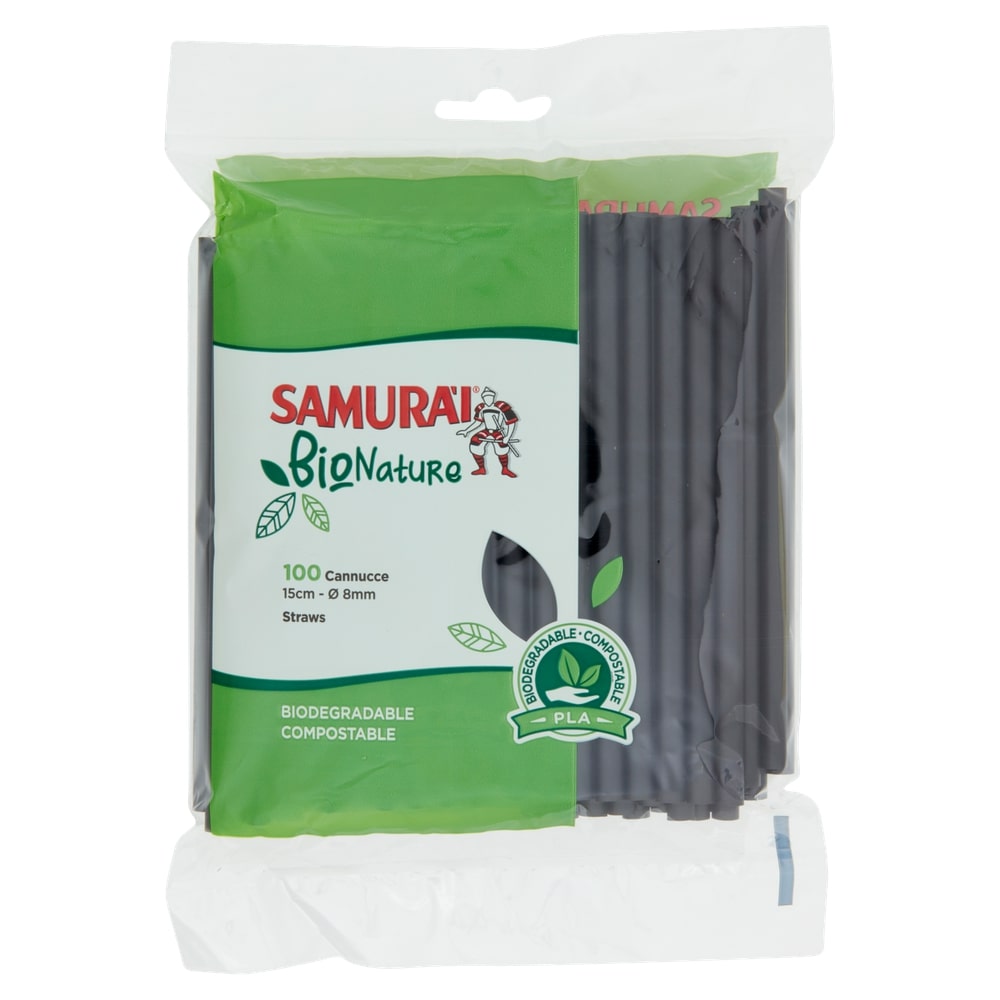 SAMURAI BIONATURE 100 CANNUCCE NERE 15CM