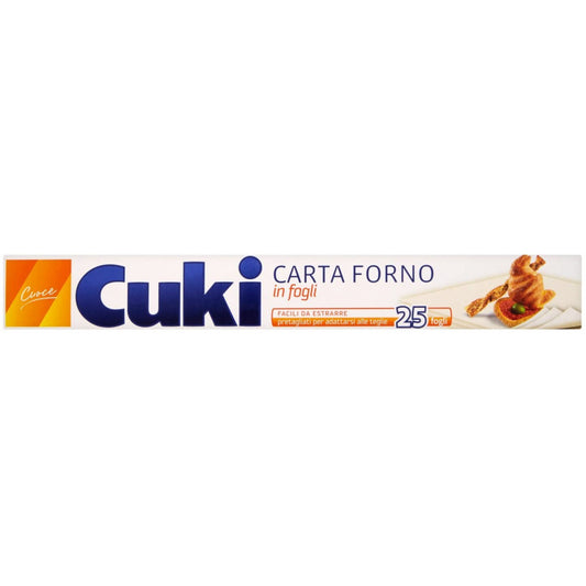 CUKI CARTA FORNO IN FOGLI 25 FOGLI 9,5M