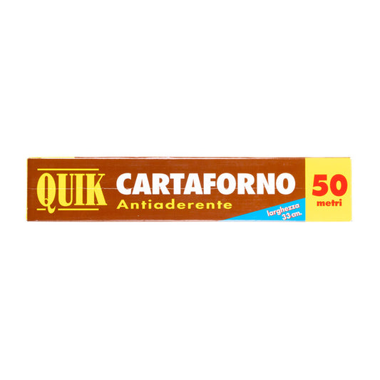 QUIK CARTAFORNO LARGHEZZA 33CM 50MT