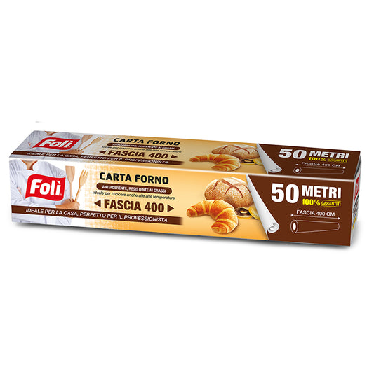 FOLI' CARTA FORNO LARGHEZZA 400MM 50M
