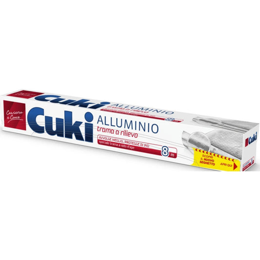CUKI ALLUMINIO DOPPIA FORZA TRAMA A RILIEVO 8M