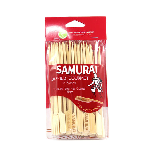 SAMURAI 50 SPIEDI GOURMET BAMBU' 15CM