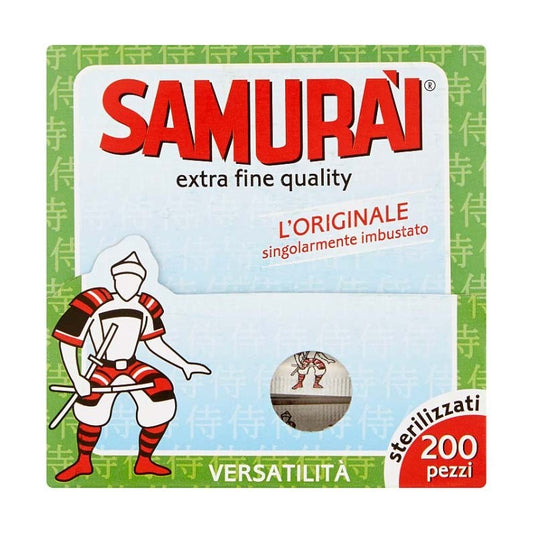 SAMURAI STUZZICADENTI L'ORIGINALE IMBUSTATO 200PZ