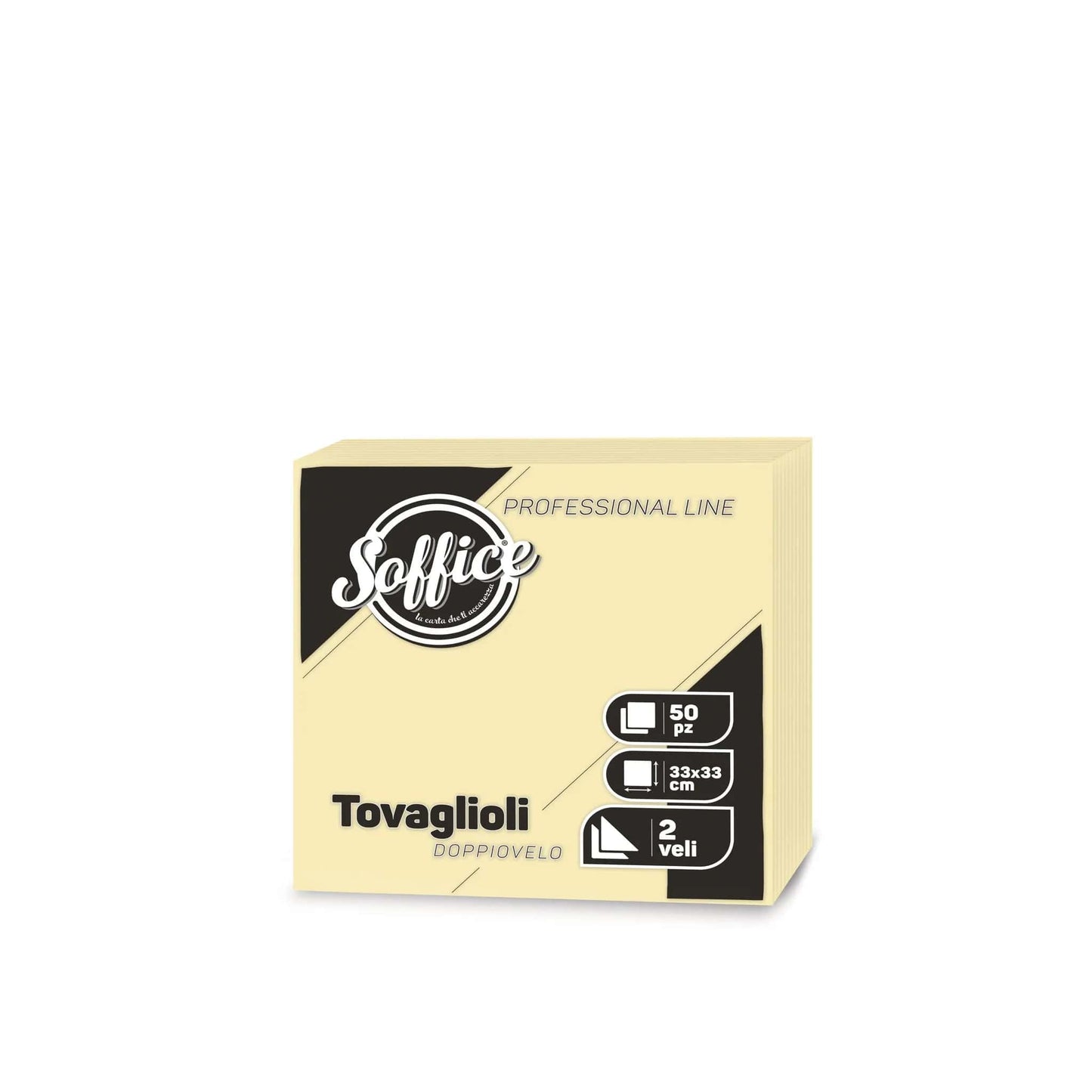 SOFFICE 50 TOVAGLIOLI DOPPIOVELO 33X33 CREMA