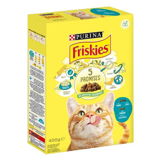 FRISKIES CROCCANTINI 400GR 5 PROMISES GATTI TONNO E VERDURE