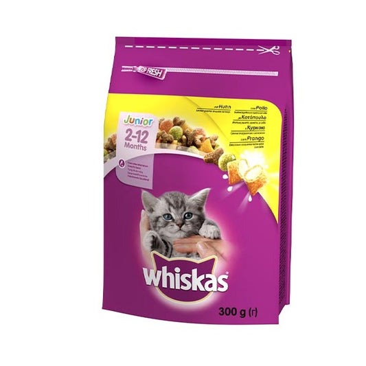 WHISKAS CROCCANTINI 300GR JUNIOR POLLO