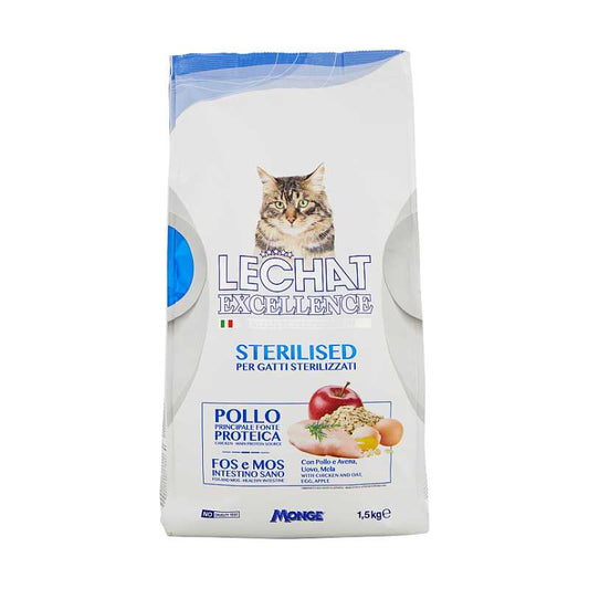 LECHAT EXCELLENCE CROCCANTINI 1,5KG STERILISED POLLO