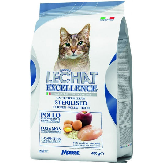 LECHAT EXCELLENCE CROCCANTINI 400GR STERILISED POLLO