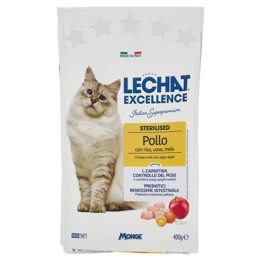 LECHAT EXCELLENCE CROCCANTINI 400GR STERILISED POLLO