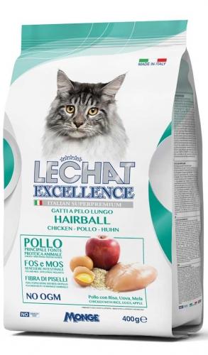 LECHAT EXCELLENCE CROCCANTINI 400GR HAIRBALL POLLO