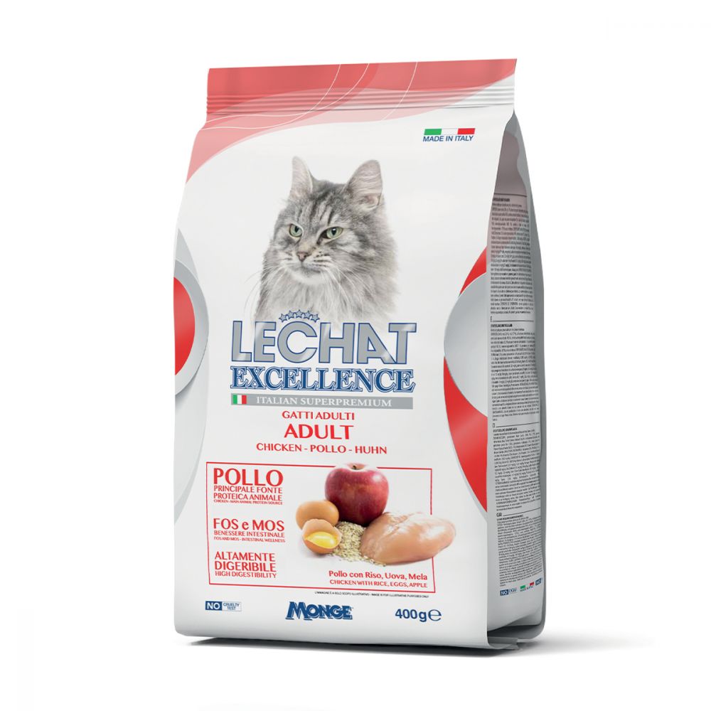 LECHAT EXCELLENCE CROCCANTINI 400GR ADULT POLLO