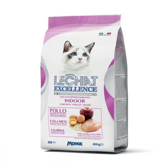 LECHAT EXCELLENCE CROCCANTINI 400GR INDOOR POLLO