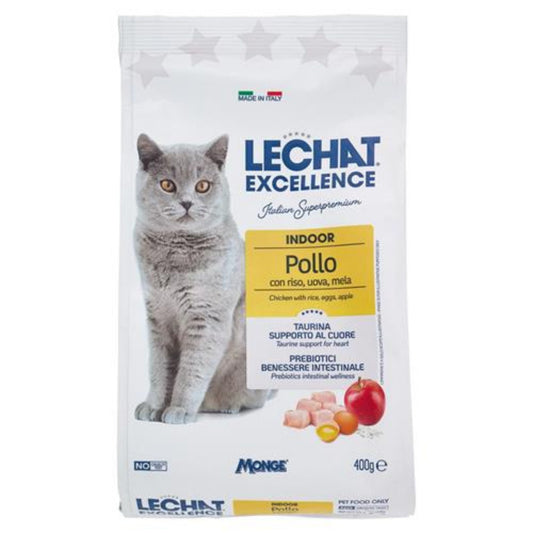 LECHAT EXCELLENCE CROCCANTINI 400GR INDOOR POLLO