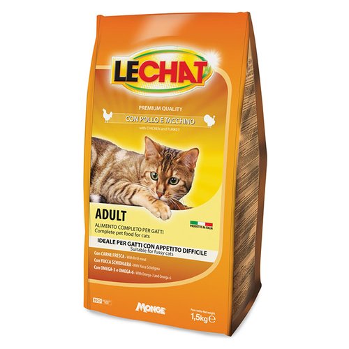 LECHAT CROCCANTINI 1,5KG ADULT POLLO E TACCHINO