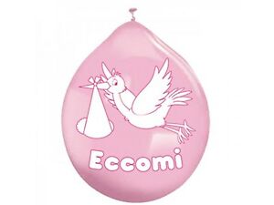 BIG PARTY 20 PALLONCINI ECCOMI ROSA MEDIUM