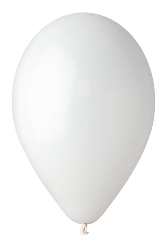 BIG PARTY 25 PALLONCINI MEDIUM CM.26 BIANCO