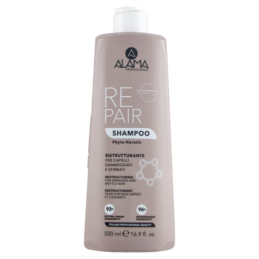 ALAMA PROFESSIONAL REPAIR SHAMPOO 500ML RISTRUTTURANTE PER CAPELLI DANNEGGIATI E SFIBRATI