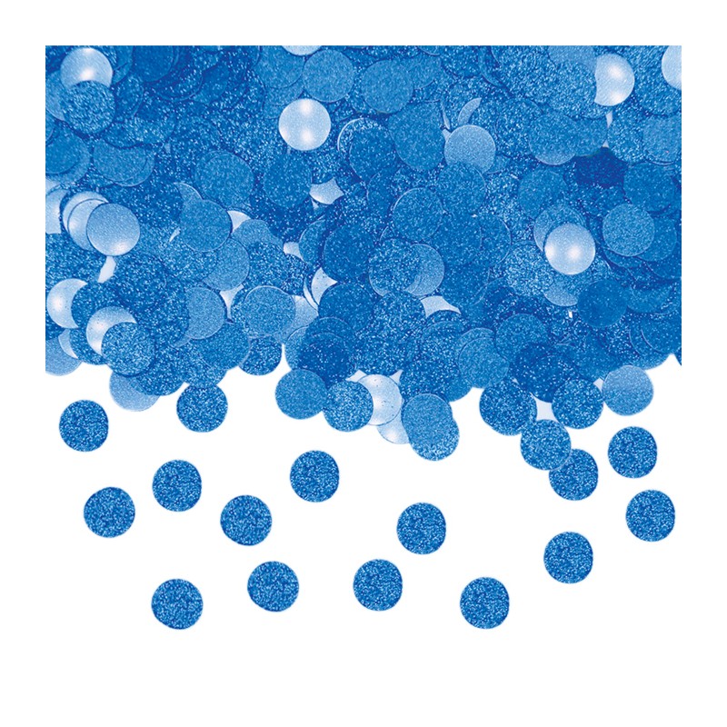 BIG PARTY 20GR CORIANDOLI GLITTER BLU