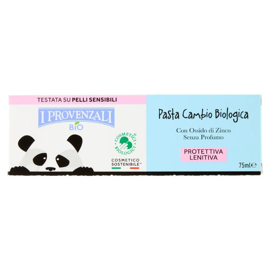 I PROVENZALI BABY PASTA CAMBIO BIOLOGICA 75ML OSSIDO DI ZINCO PROTETTIVA LENITIVA