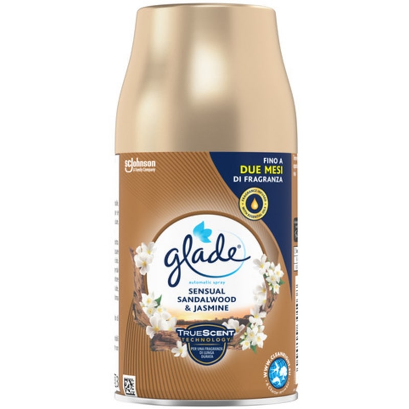 GLADE AUTOMATIC SPRAY RICARICA 269ML SENSUAL SANDALWOOD & JASMINE