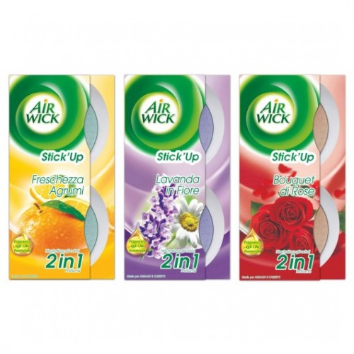 AIR WICK STICK UP 2IN1 ARMADI/CASSETTI ASSORTITI