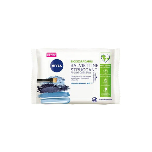 NIVEA SALVIETTINE STRUCCANTI 3IN1 RINFRESCANTI 25PZ