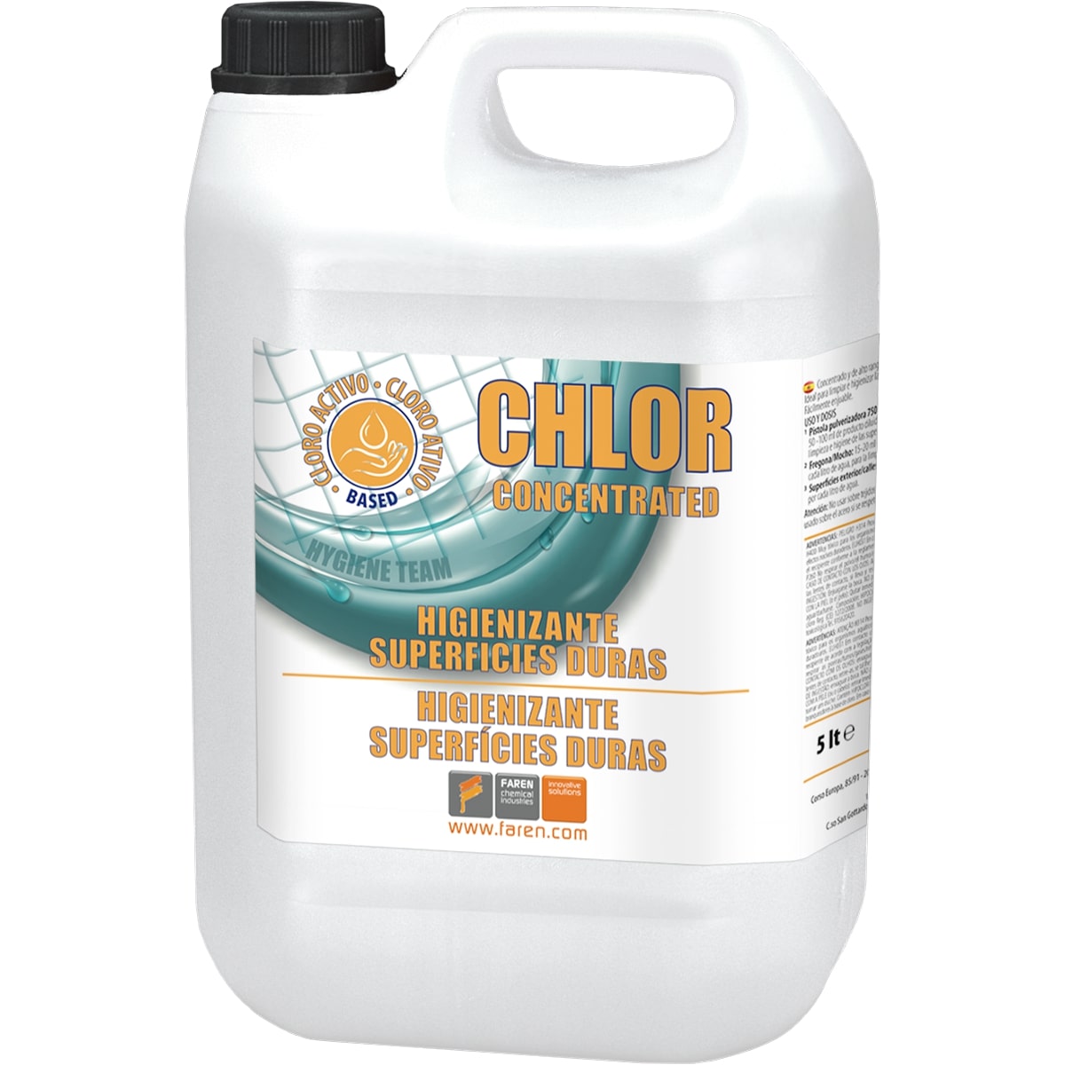 FAREN CHLOR CONCENTRATED IGIENIZZANTE SUPERFICI DURE 5LT