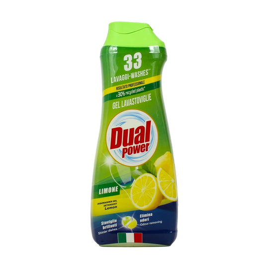 DUAL POWER GEL LAVASTOVIGLIE 33LAV. 660ML LIMONE