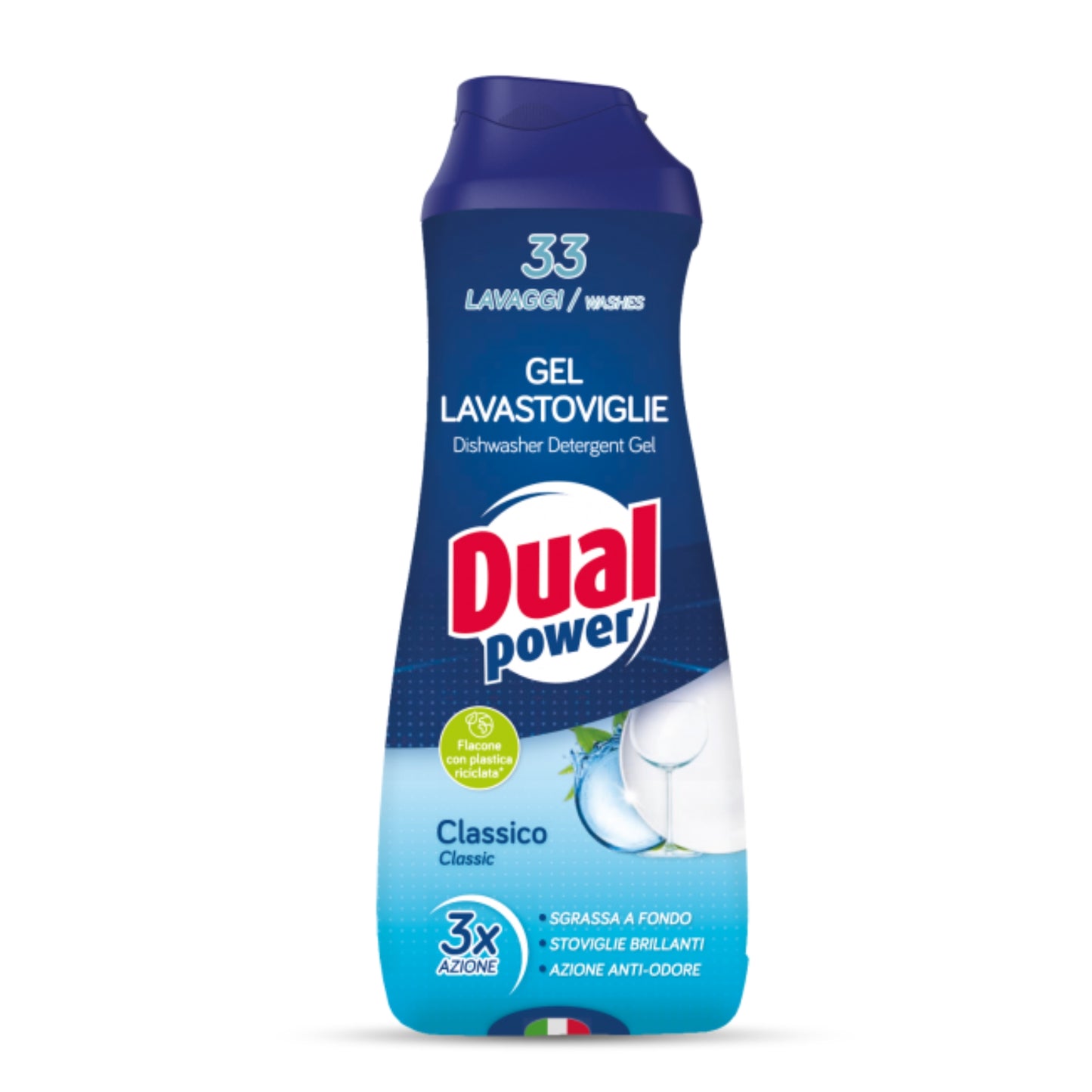 DUAL POWER GEL LAVASTOVIGLIE 33LAV. 660ML CLASSICO