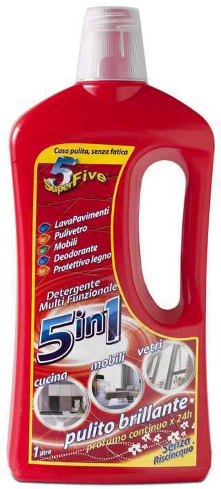 SUPERFIVE 5IN1 DETERGENTE MULTI FUNZIONALE 1L