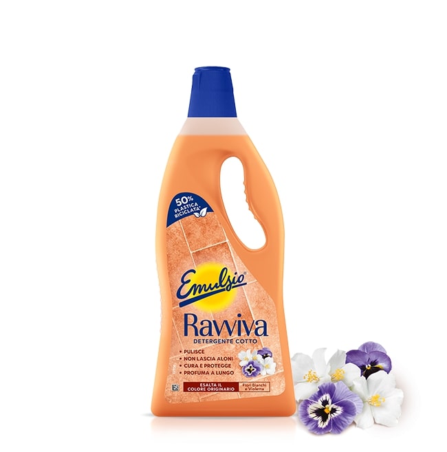 EMULSIO RAVVIVA DETERGENTE COTTO 750ML FIORI BIANCHI E VIOLETTA