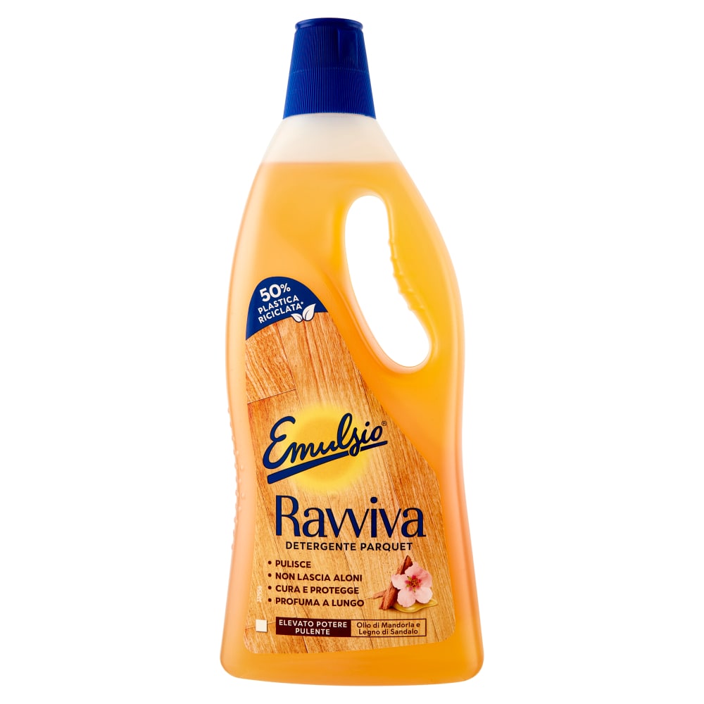 EMULSIO RAVVIVA DETERGENTE PARQUET 750ML OLIO DI MANDORLA E LEGNO DI SANDALO